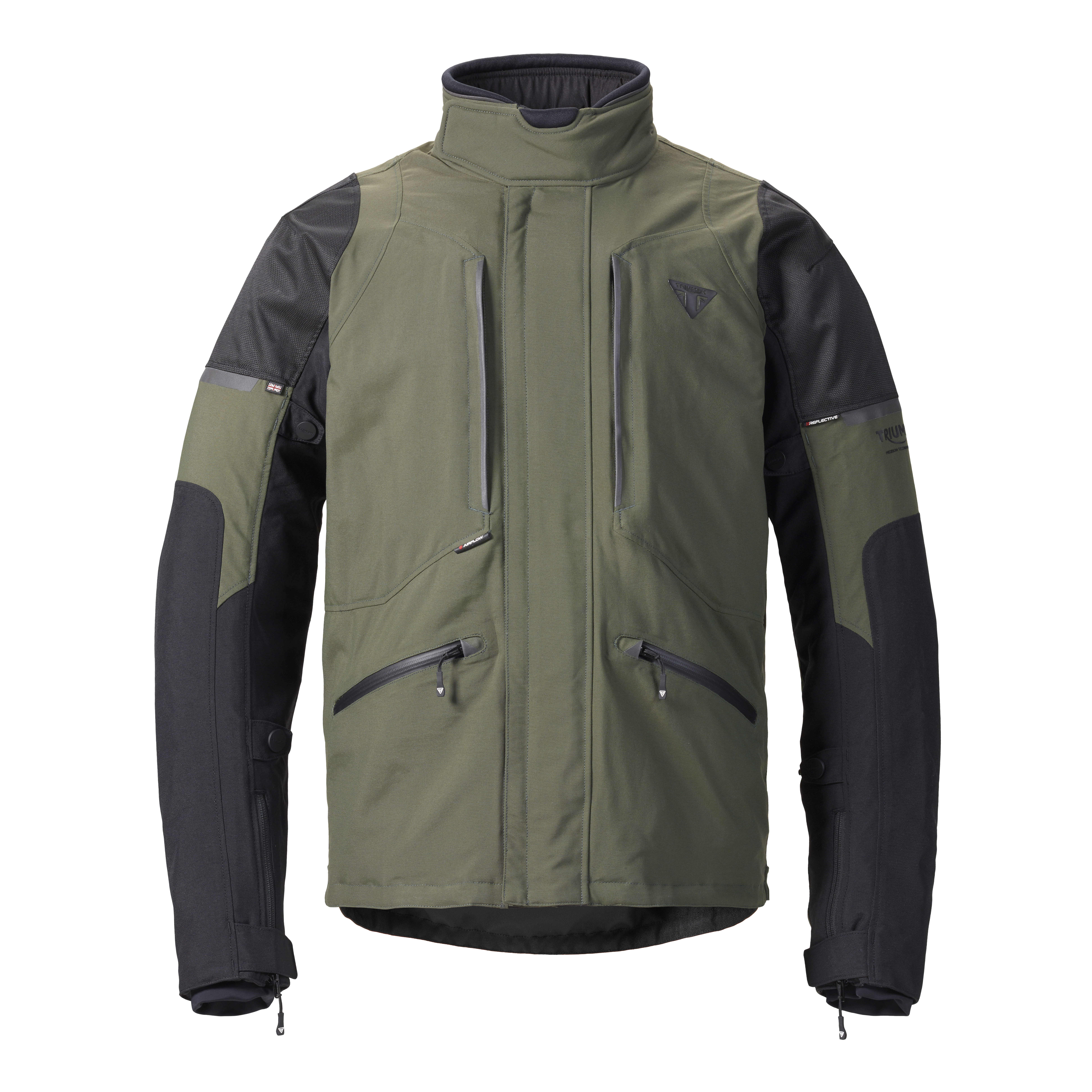 TRIUMPH Triumph CRANBOURNE JACKET バイク Cranbourne Adventure Tourer Khaki Jacket | Motorcycle Clothing