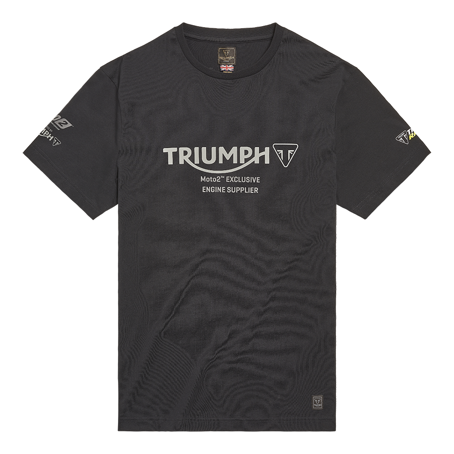 The Triumph Crew Neck Tee - Black - Black / S