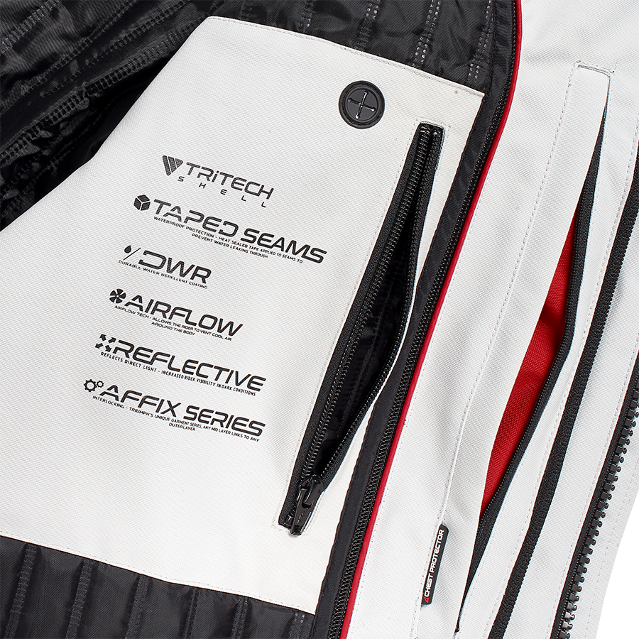 Tourer Lite Grey Jacket | Motorcycle Clothing