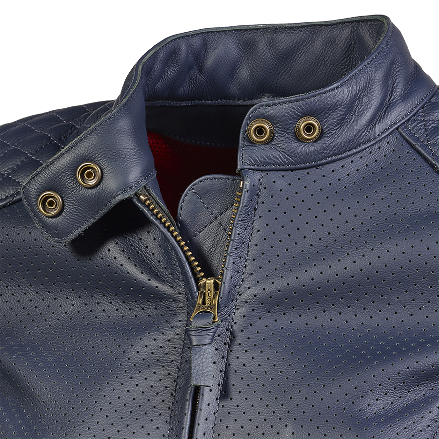 Women's Braddan Air Race Blue Jacket | Motorcycle Clothing