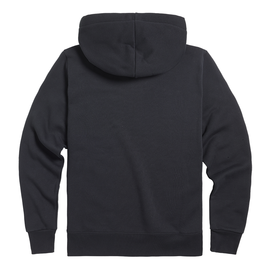 Dolan Left Chest Logo Full Zip Hoodie in Black |Casual Clothing