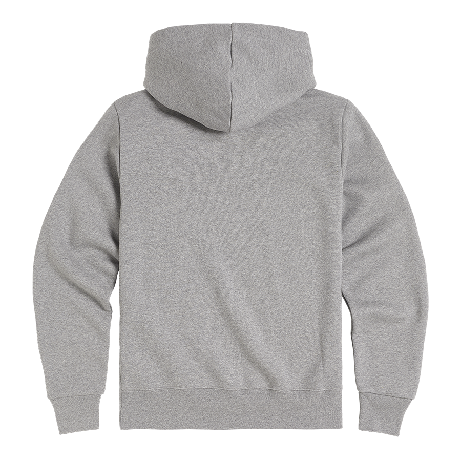 Dolan Left Chest Logo Full Zip Hoodie in Grey |Casual Clothing