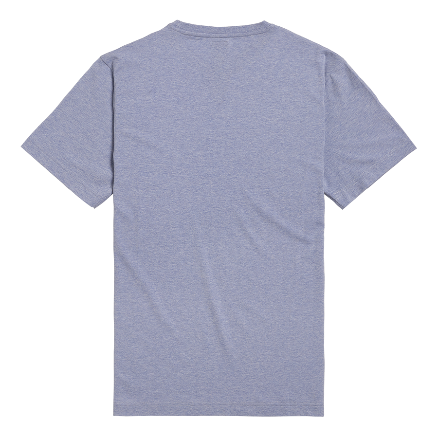 Bamburgh Logo T-shirt in Blue Marl |Casual Clothing