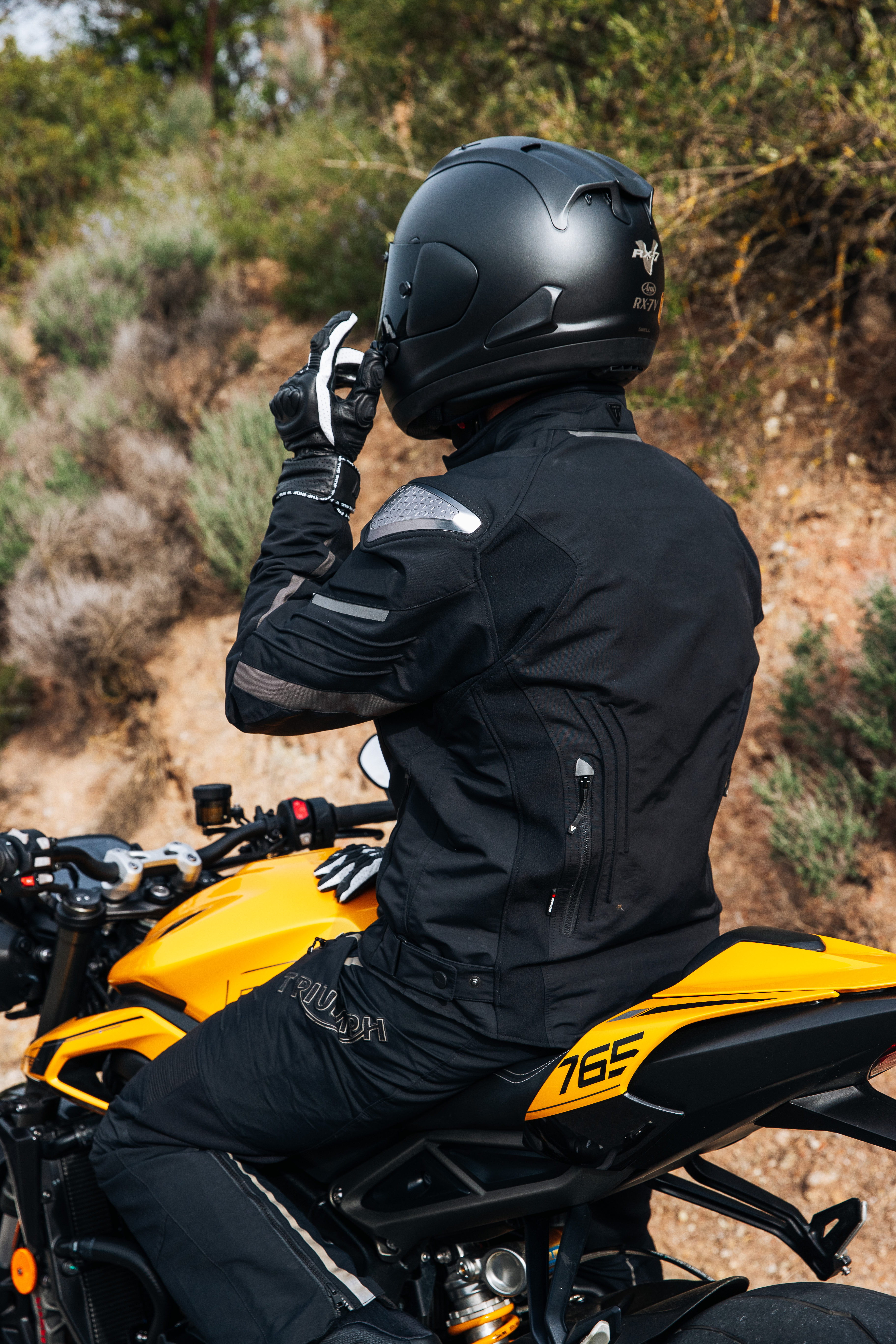 TRY Moto - Pantalon Moto Homme - avec Protections Hanches et Genoux -  Système de Ventilation - Certifié AA - Doublure Amovible