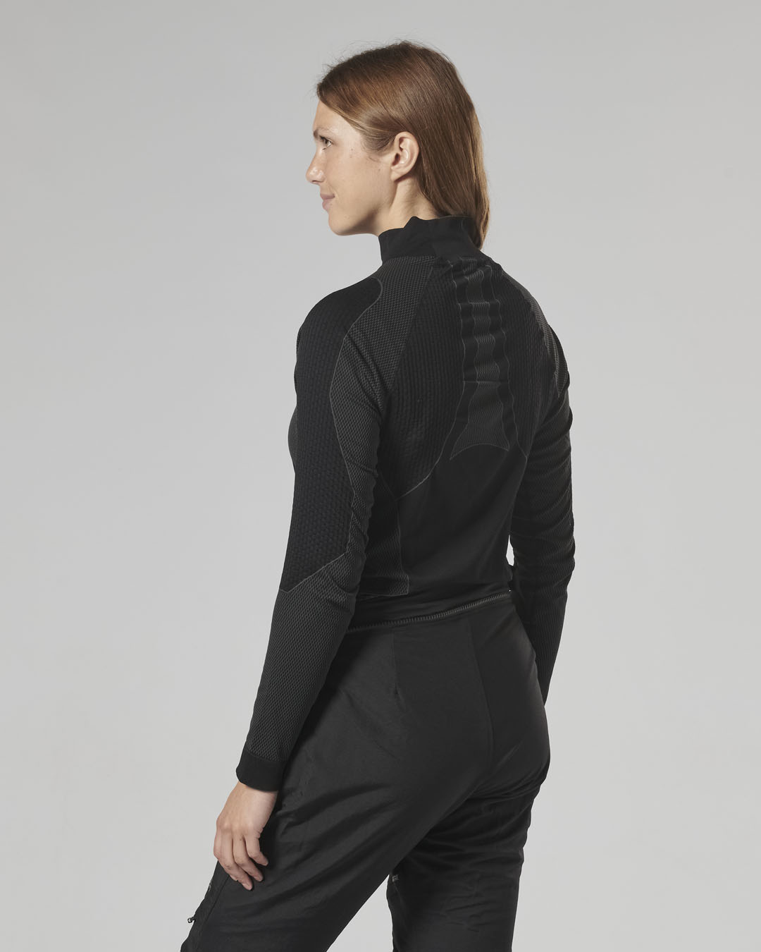 Long Sleeve Base Layer Black T-shirt | Motorcycle Clothing