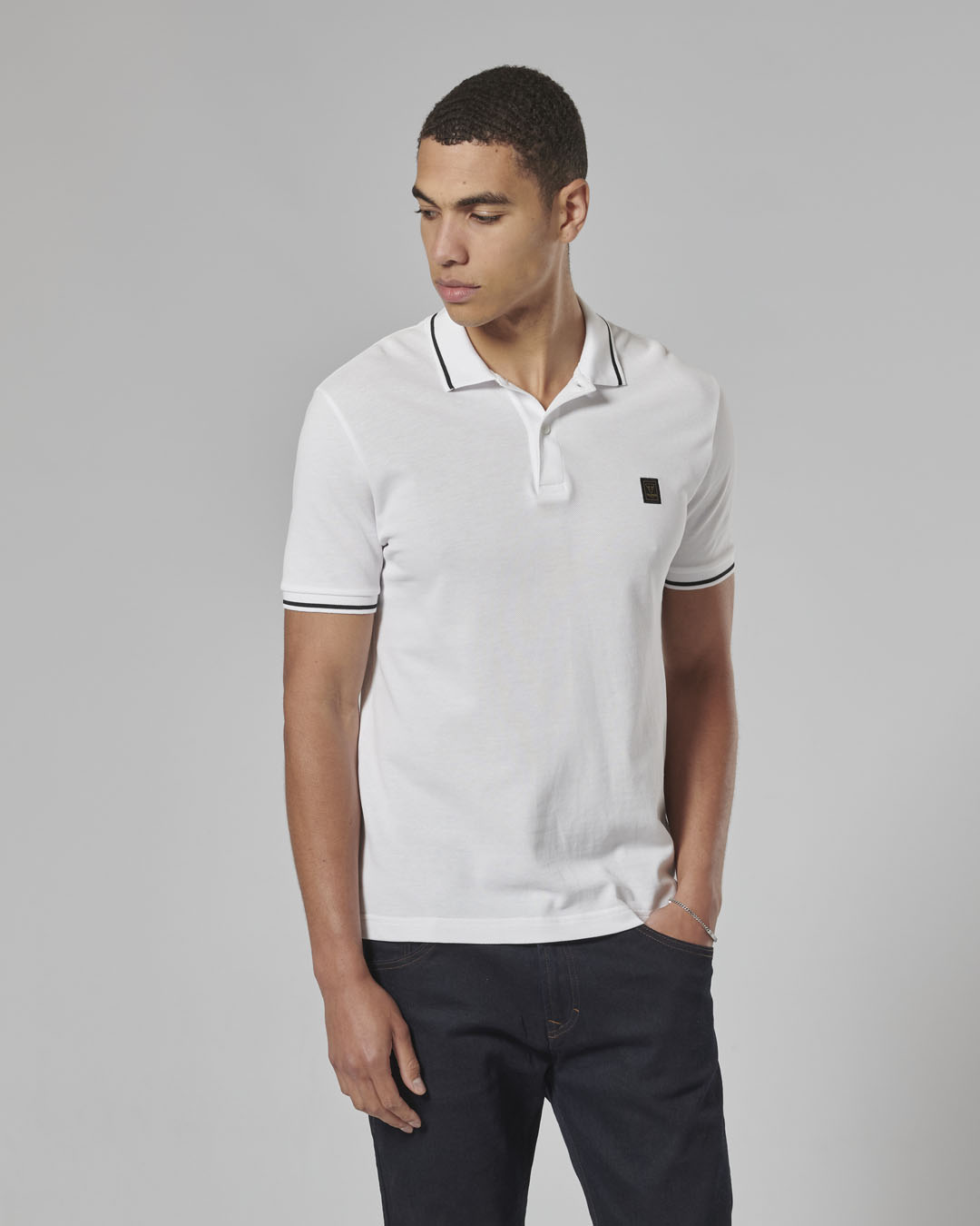 Lustleigh Polo Shirt inWhite |Casual Clothing