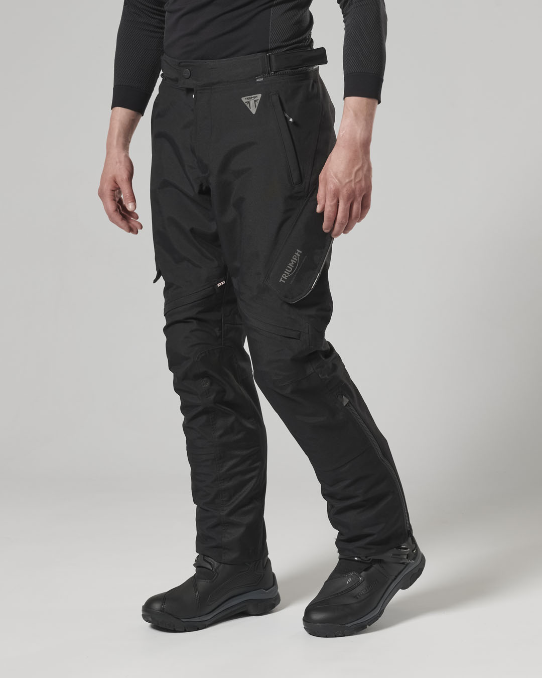 Cannock Unisex Black Riding Pants | Motorcycle Clothing