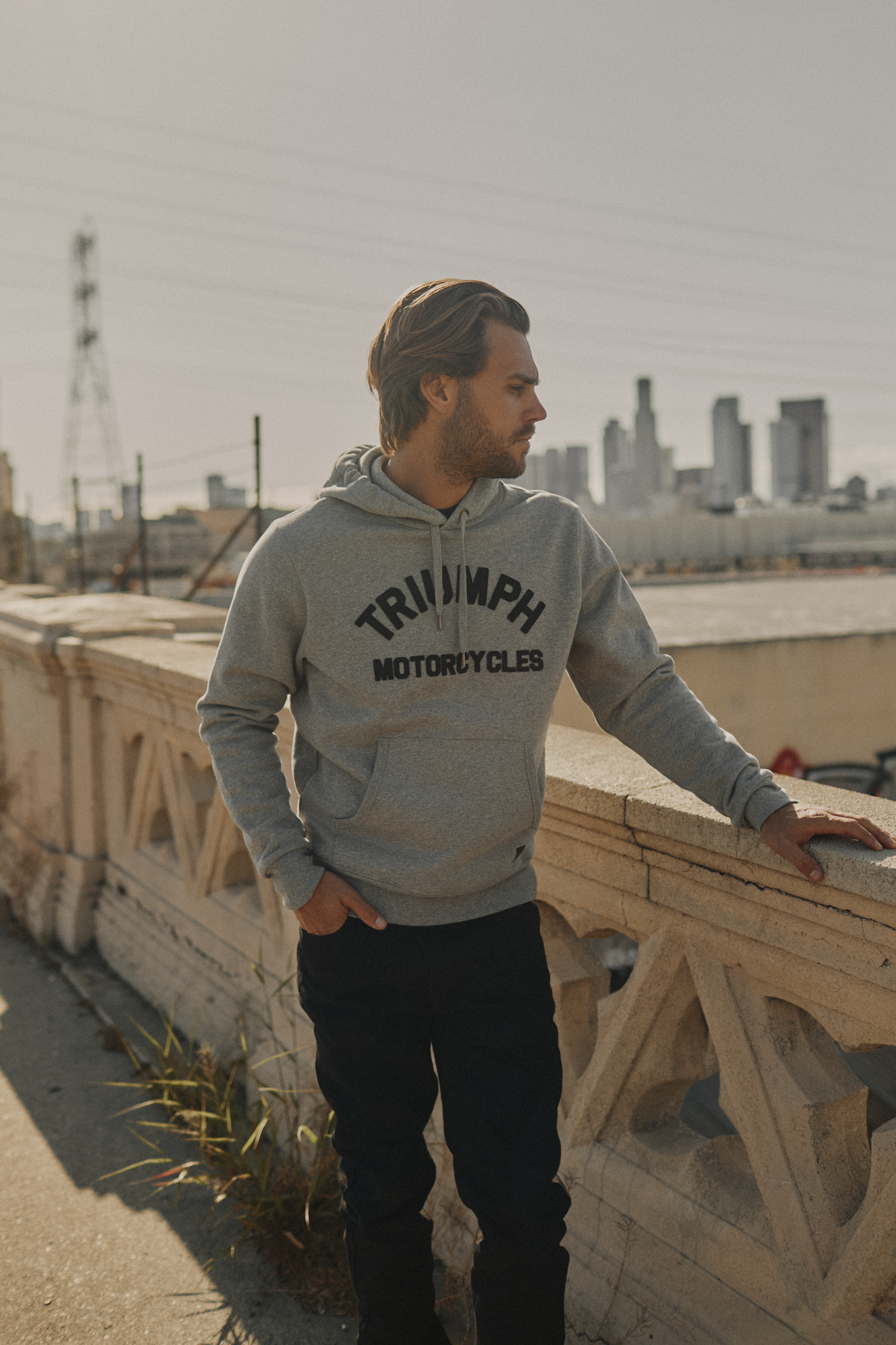 Carrick Pull-On Hoodie in Navy | Casual Clothing