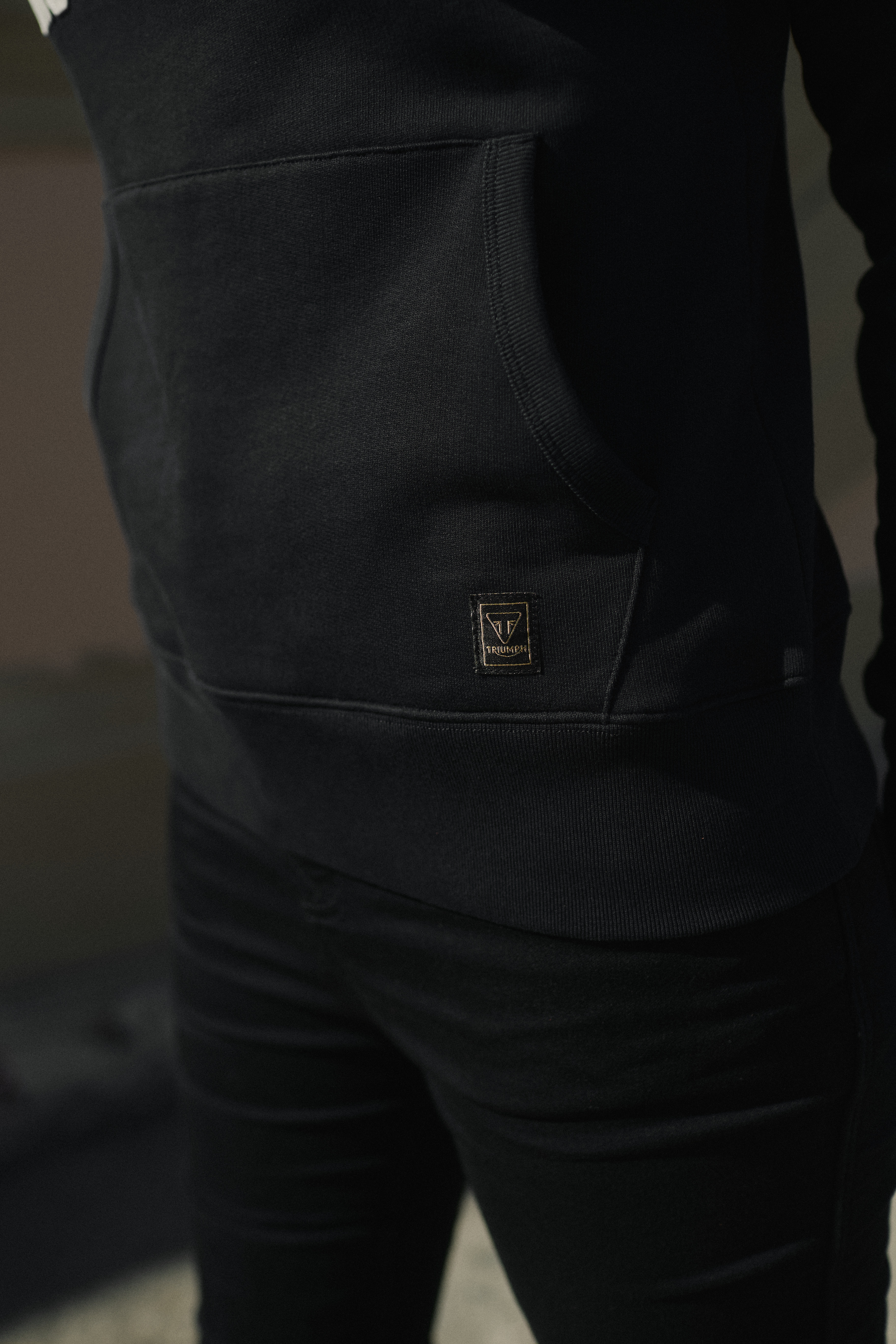 Orla Arched Logo Womens Hoodie in Black | Casual Clothing Orla Arched Logo Womens Hoodie in Black | Casual Clothing