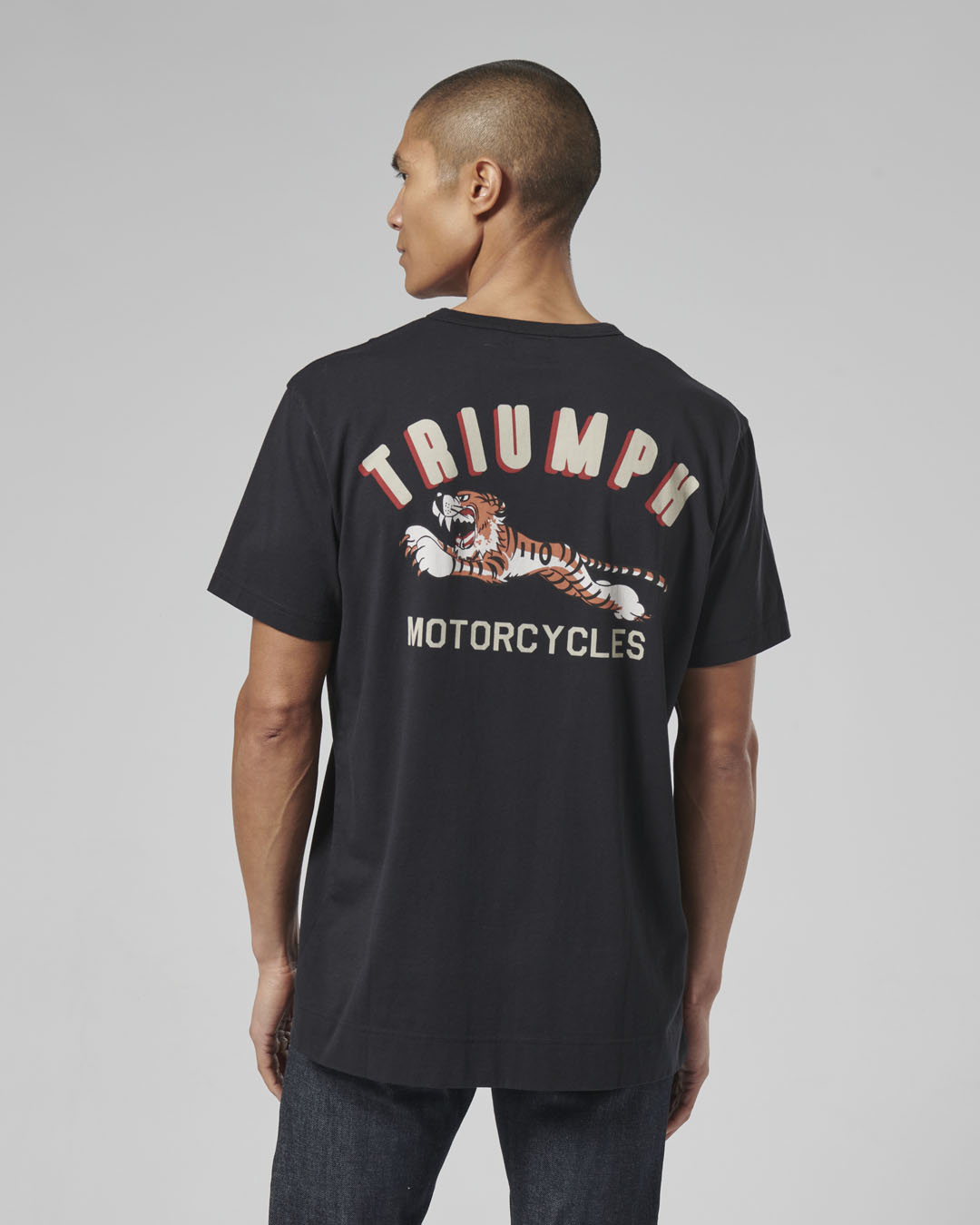 Super Sport Tiger T-shirt in Black | Triumph Heritage