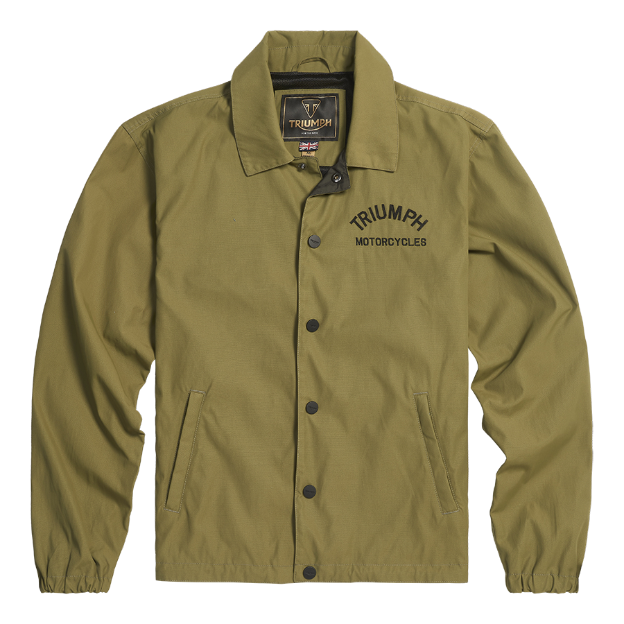 Carter Coach Jacket in Khaki | Casual Clothing Carter Coach Jacket in Khaki | Casual Clothing