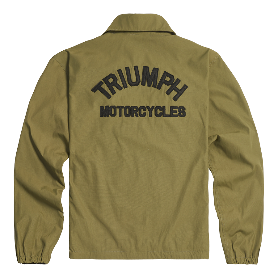 Carter Coach Jacket in Khaki | Casual Clothing Carter Coach Jacket in Khaki | Casual Clothing