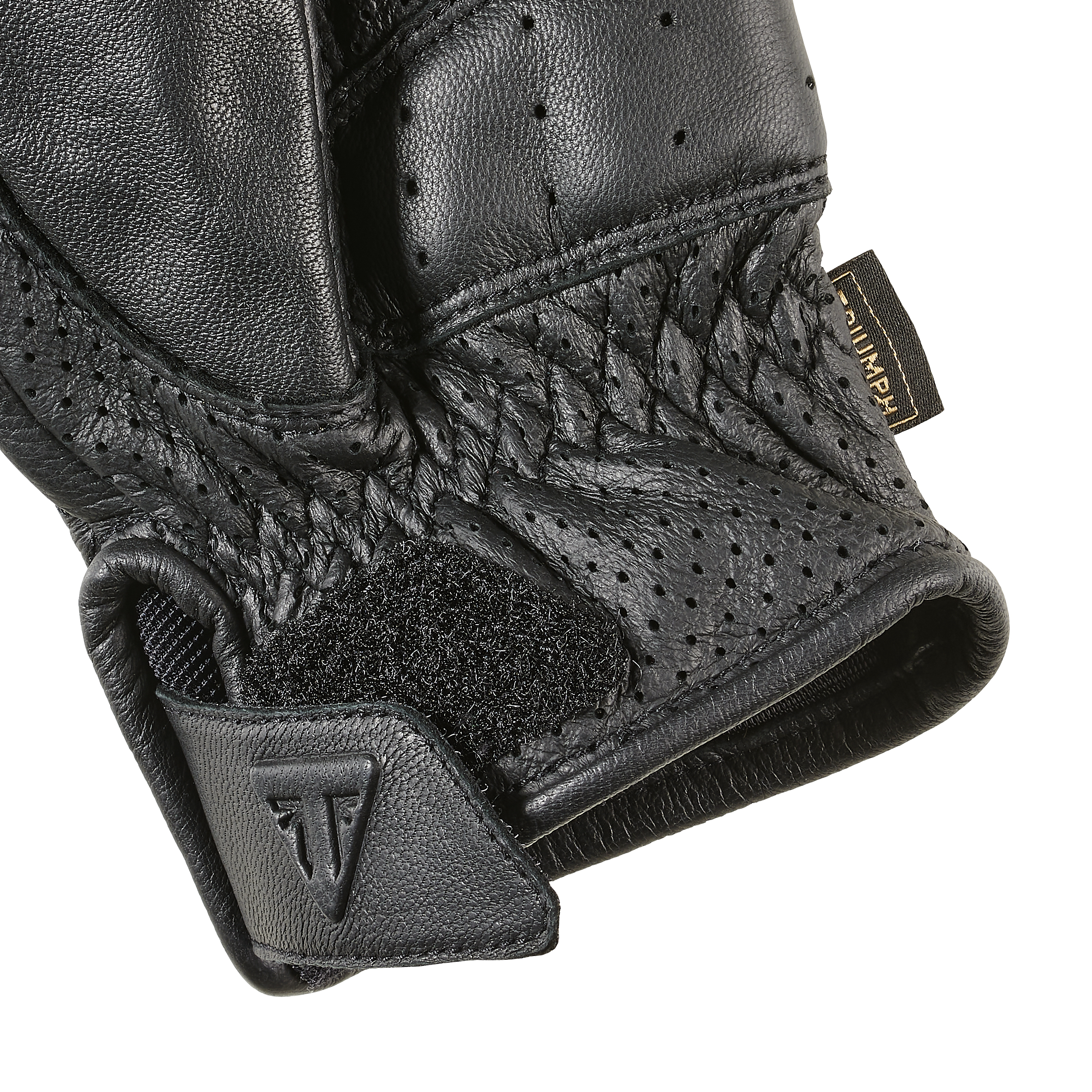 Dalton Leather Black Gloves | Motorcycle Clothing