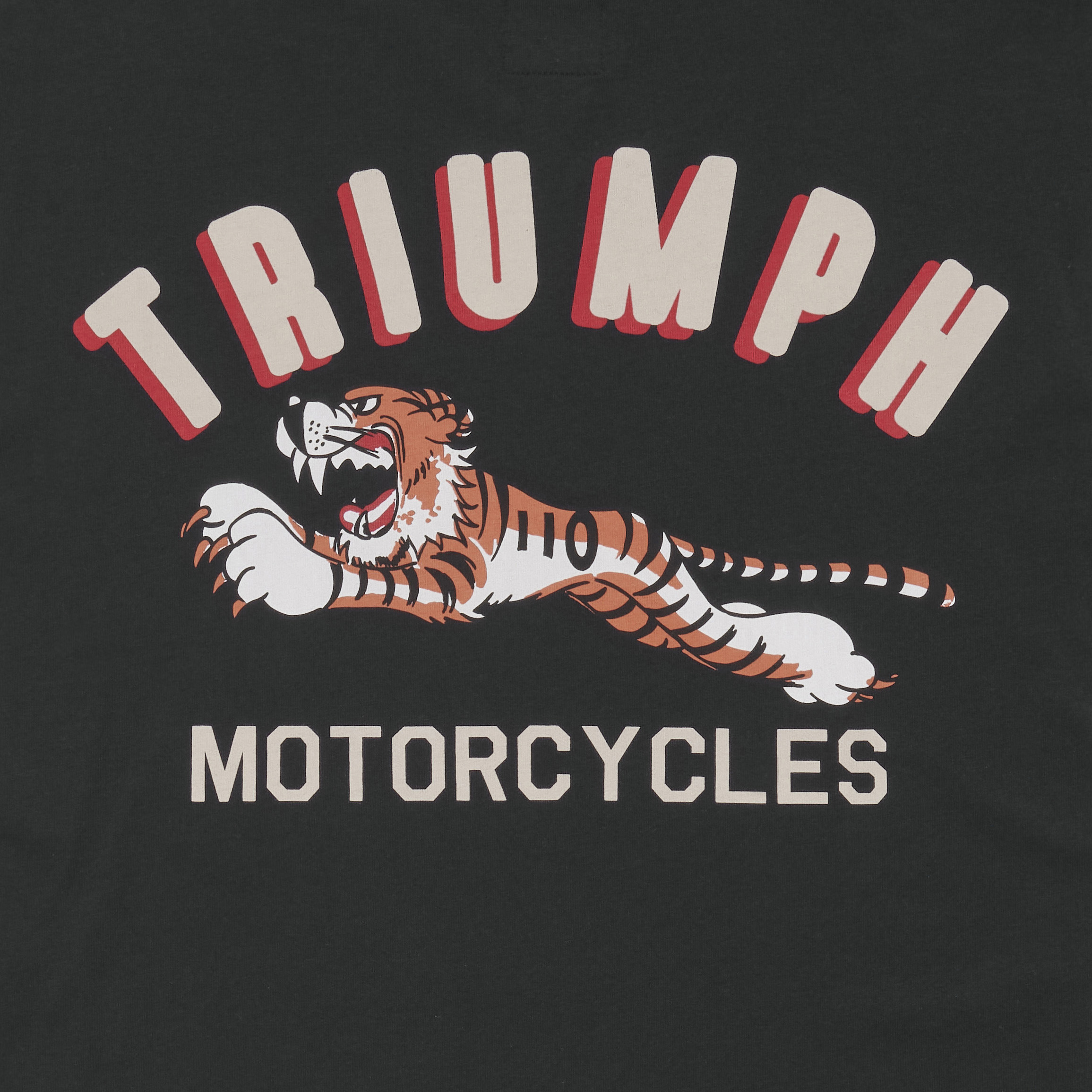 Speedway Graphic Tee in Black & Bone | Triumph Heritage