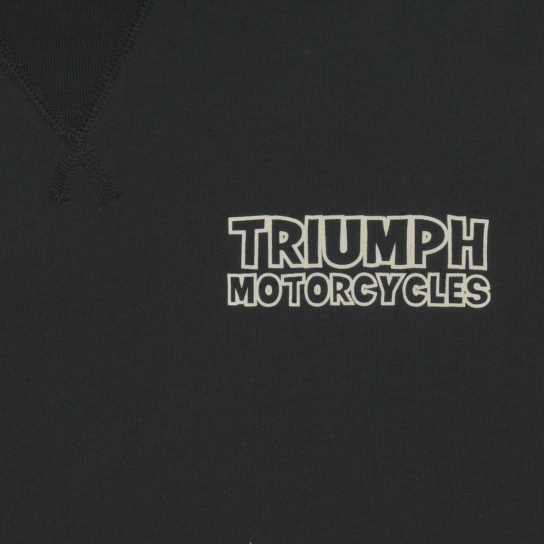 ウェア Triumph Hinckley United 2005 longsleeve Ignition Coil Stripe Long Sleeve T-shirt in Black | Triumph