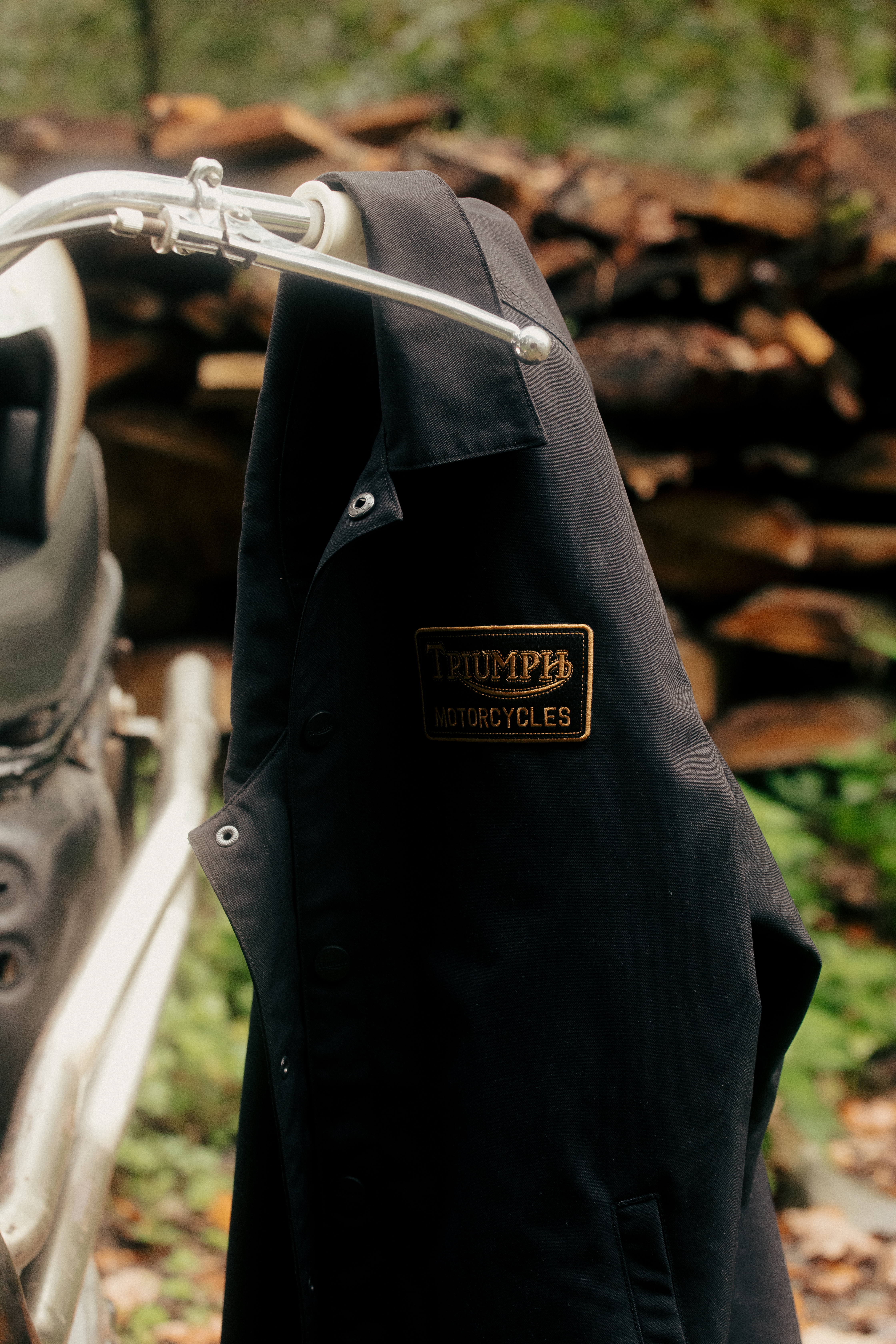 Oiley Coach Jacket in Black | Triumph Heritage Oiley Coach Jacket in Black | Triumph Heritage