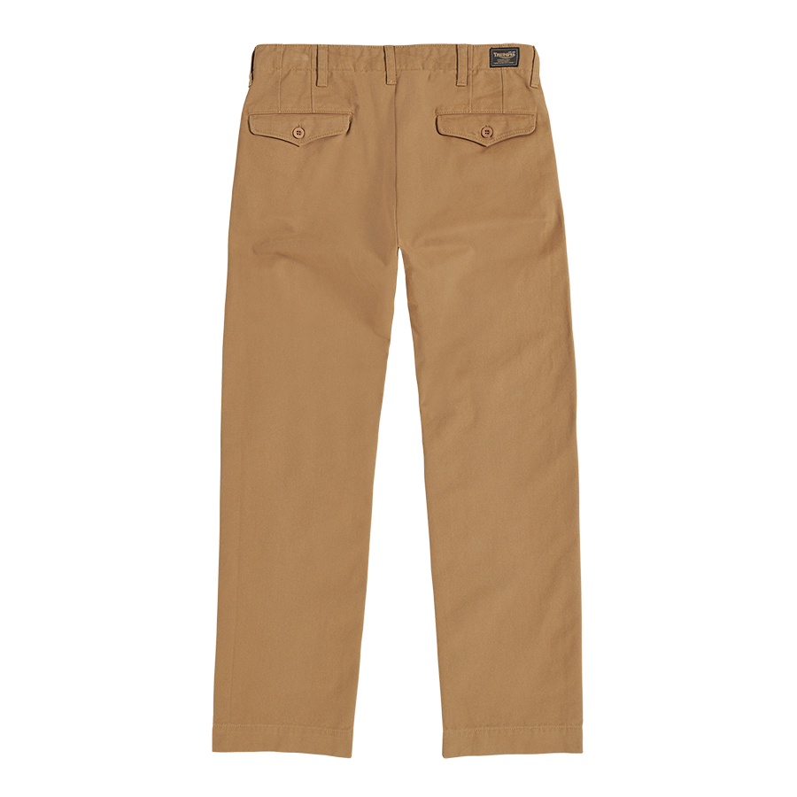 everyone 2tuck chino trousers (BROWN) | everyone