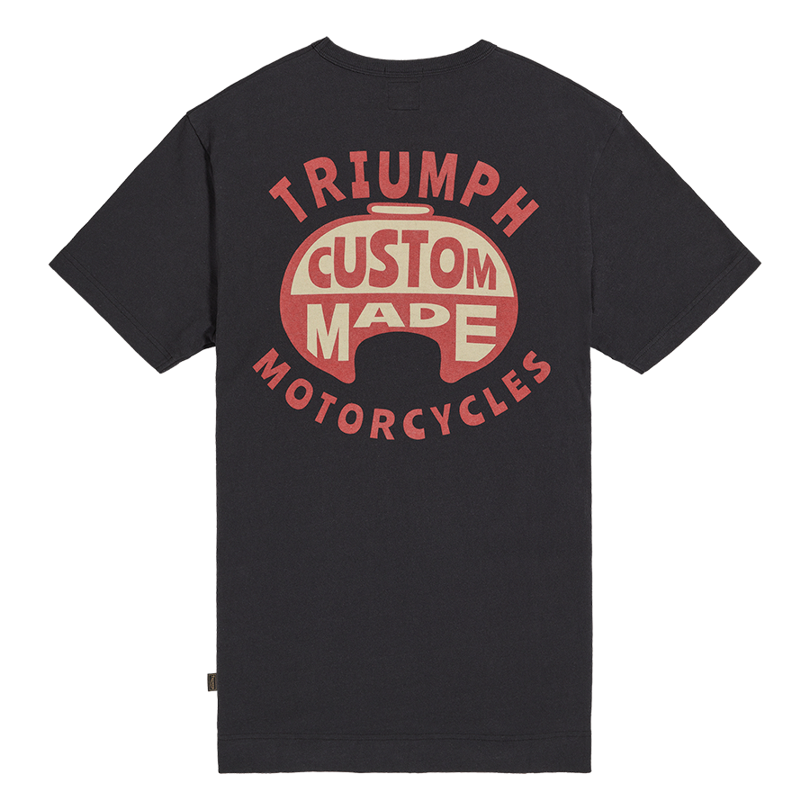 TR6 Heavyweight Logo Tee | Triumph Heritage