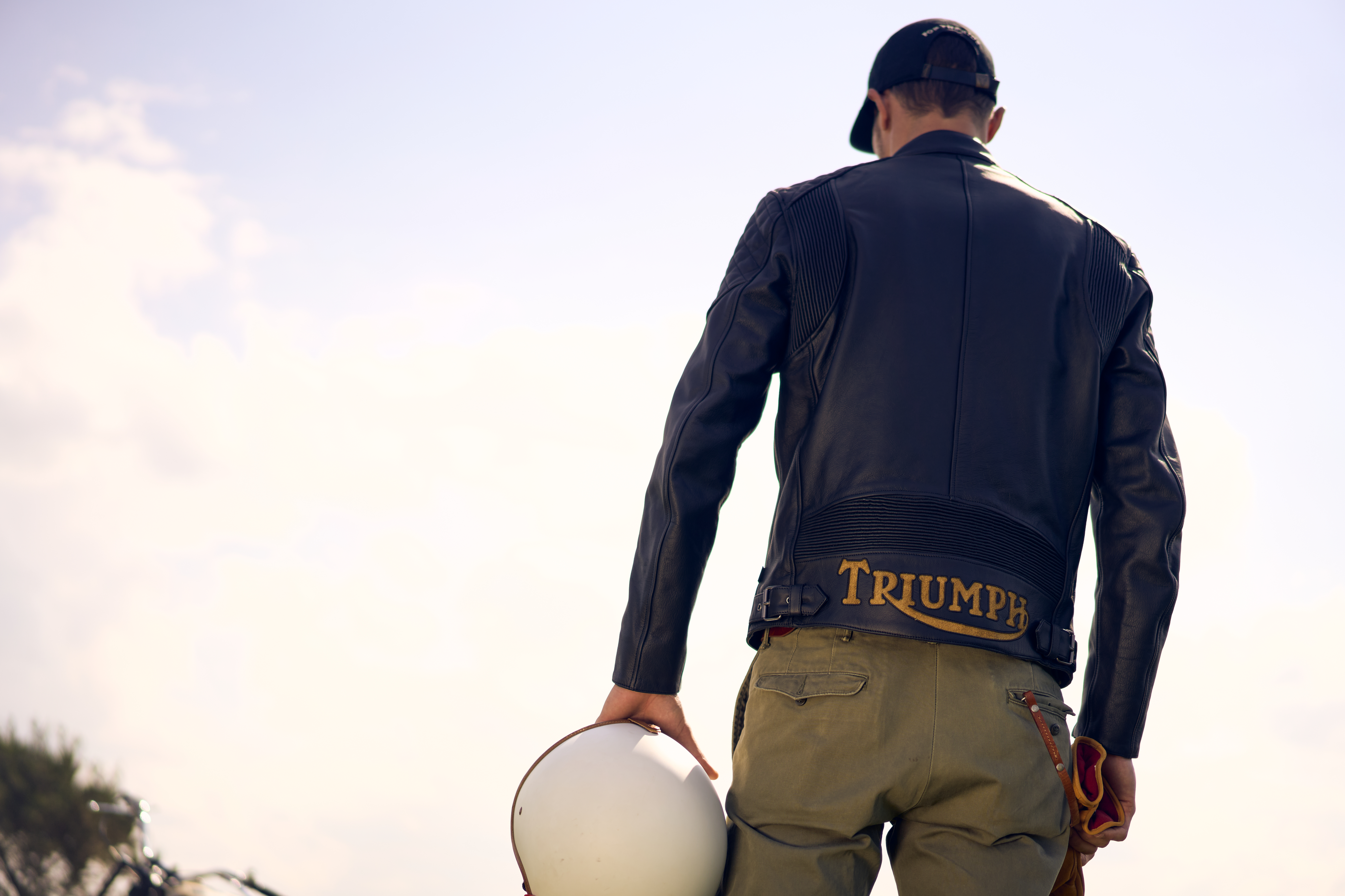 Challenger Leather Jacket in Black | Triumph Heritage