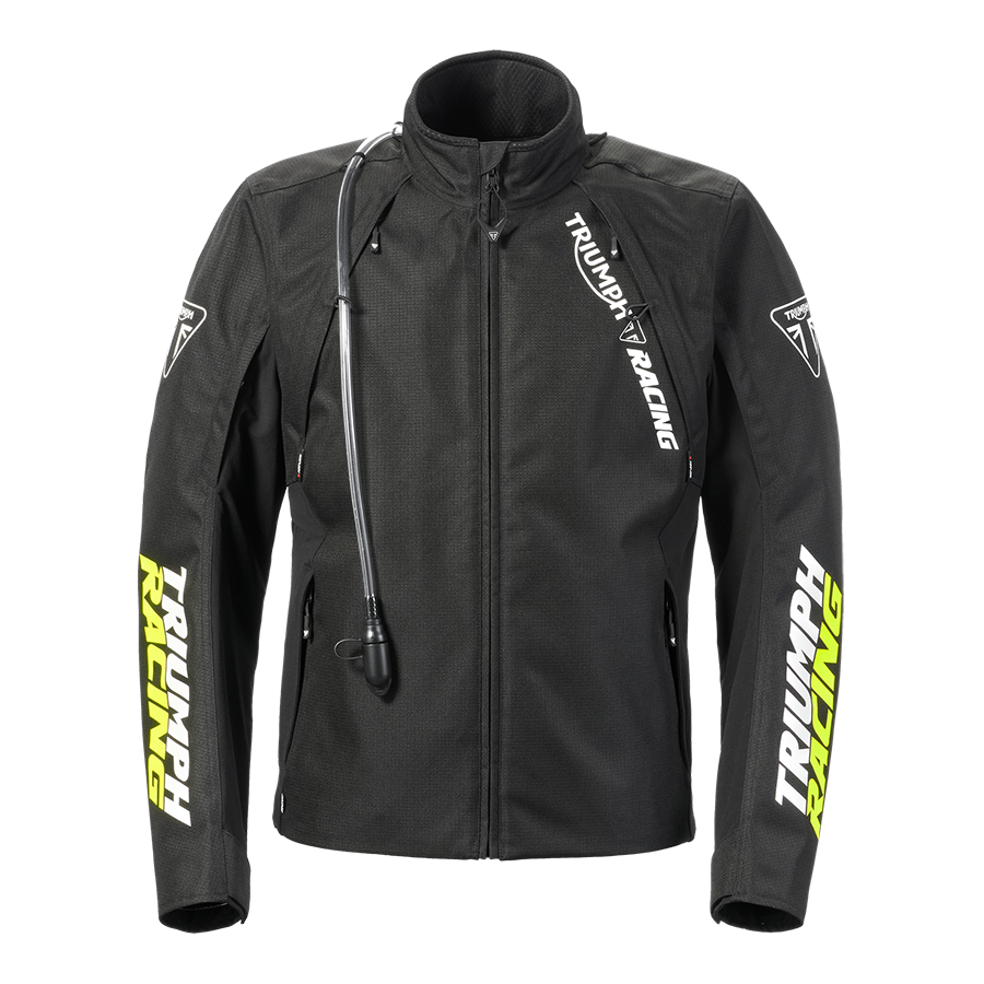 Triumph Racing Dirt Racer Jacket in Black | Motorcycle Clothing