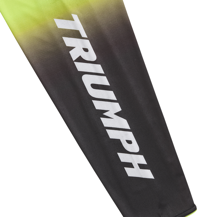 Triumph Racing Fade Jersey in Black, White & Fluoro