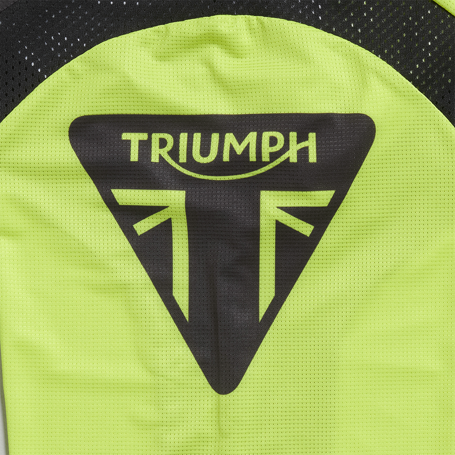 Triumph Racing Fade Jersey in Black, White & Fluoro