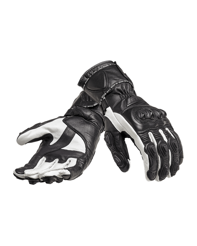 Triple Leather Motorcycle Gloves