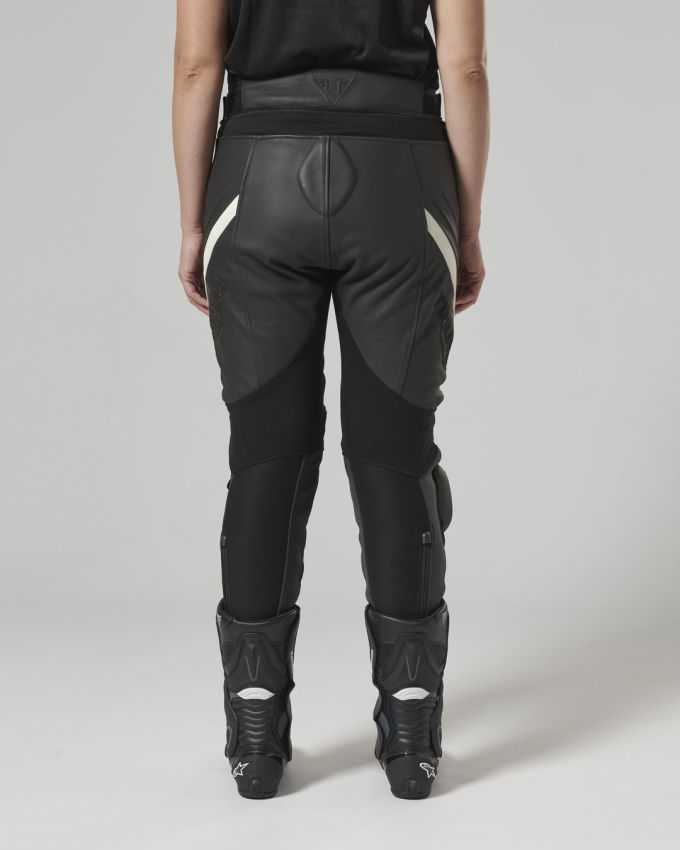 Triple Unisex Leather Motorcycle Pants