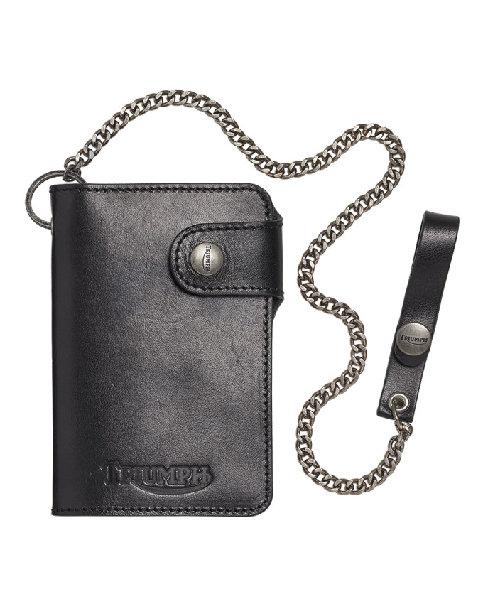 Leather Heritage Wallet With Chain