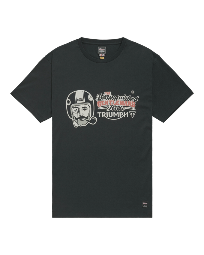 Hufferty DGR Grafik-T-Shirt in Schwarz