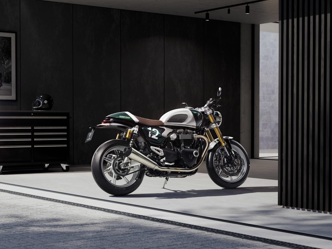 Motone SPEEDCAFE ブラック スピードツイン1200 トライアンフ Speedtwin1200_Caferacer_MY26_0
