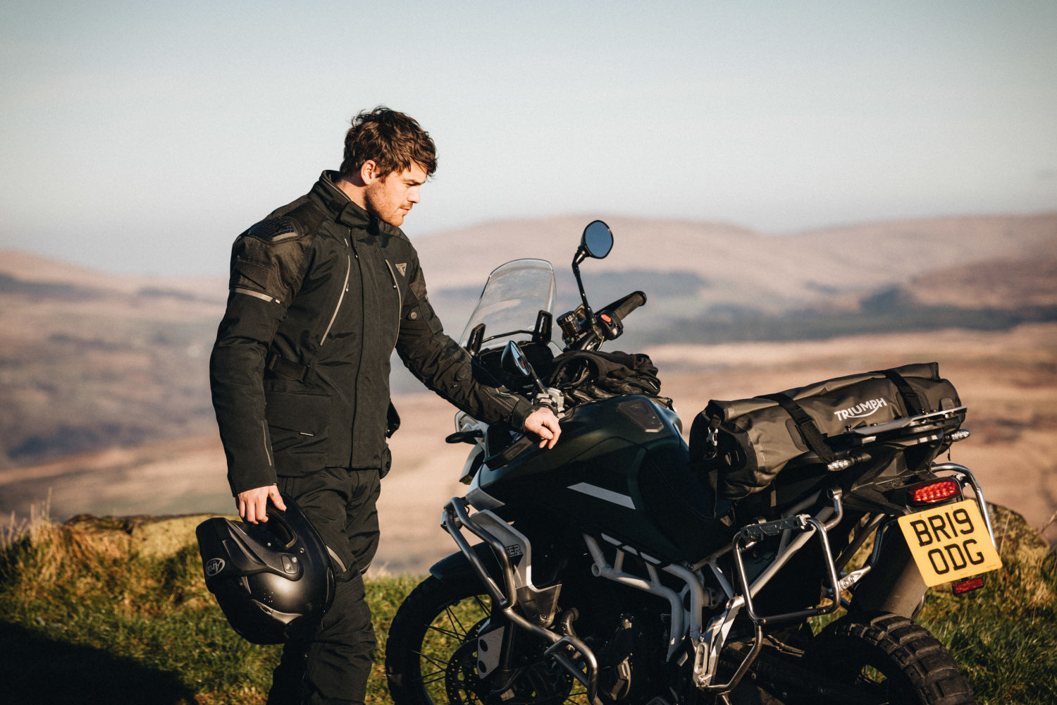 Alder GORE TEX Adventure Tourer Black Jacket Motorcycle Clothing