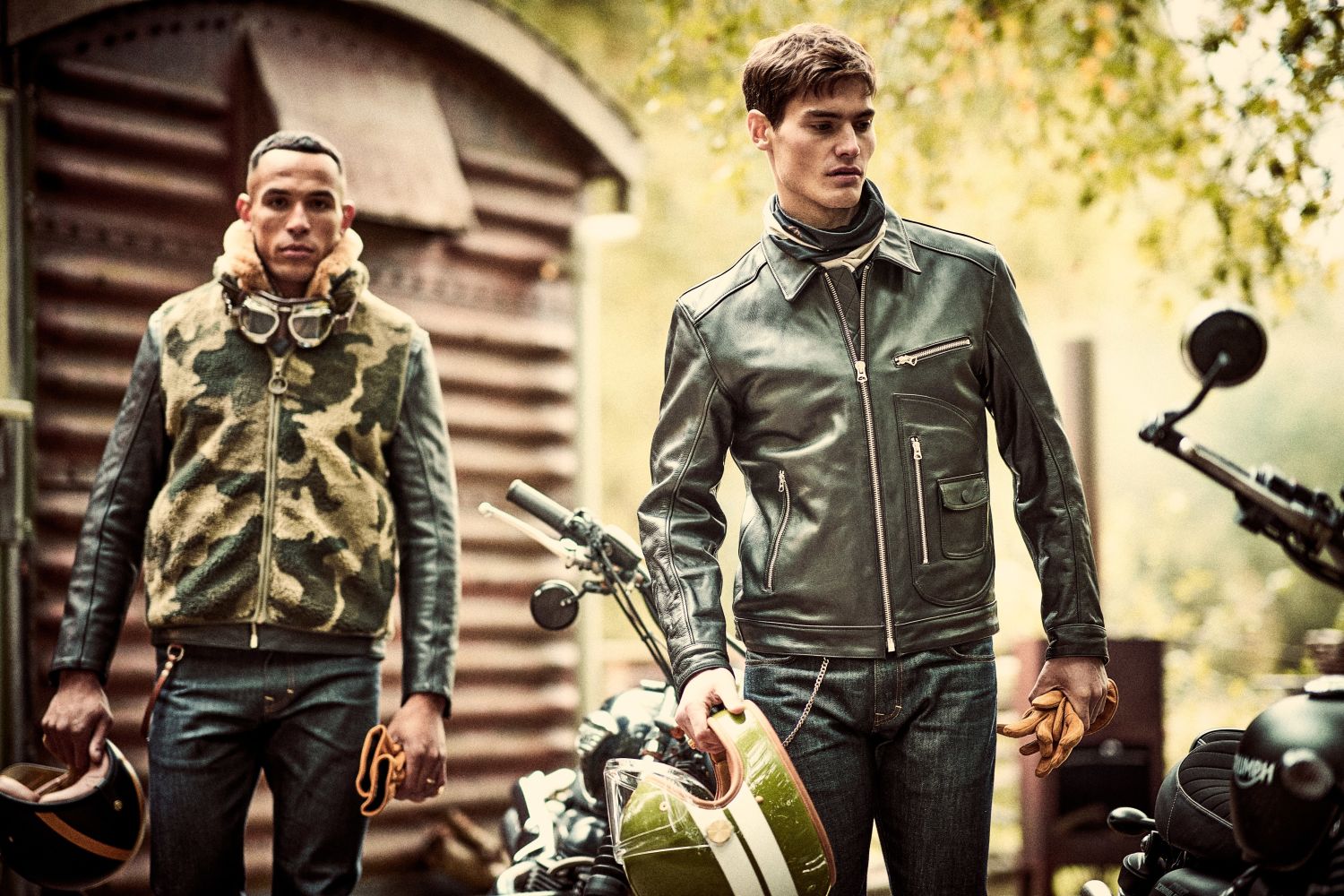 Vintage triumph leather jacket cheap