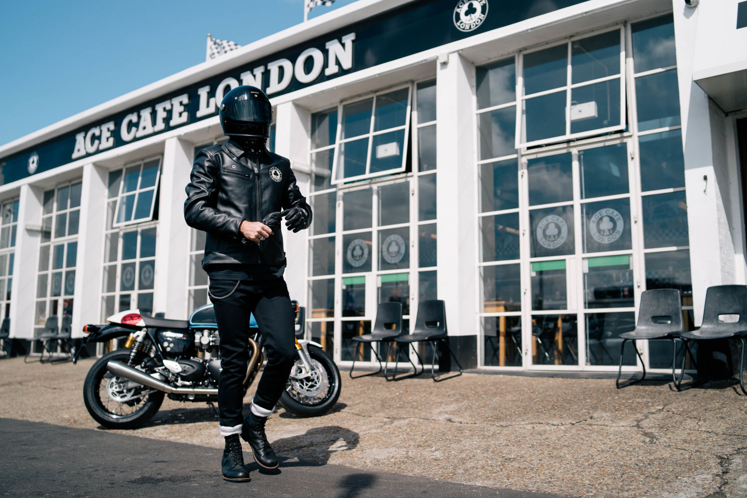 Ace Cafe Motorcycle Leather Jacket