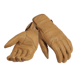 Cali Perforated Leather Burgundy Gloves | Motorcycle Clothing