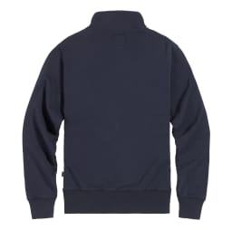 Ribble Quarter Zip Logo Heavyweight Sweatshirt in Indigo | Triumph