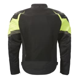 Triple Sports Mesh Jacket in Black and Fluoro | Motorcycle Clothing