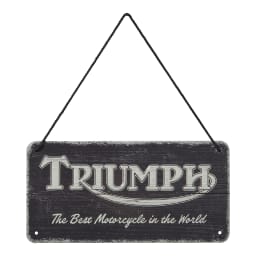 Triumph ブラシ仕上げバッジ - リブ入り（ALT ＆ Clutch） Workshop Collection