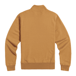 Ribble Quarter Zip Logo Sweatshirt in Fawn | Triumph Heritage