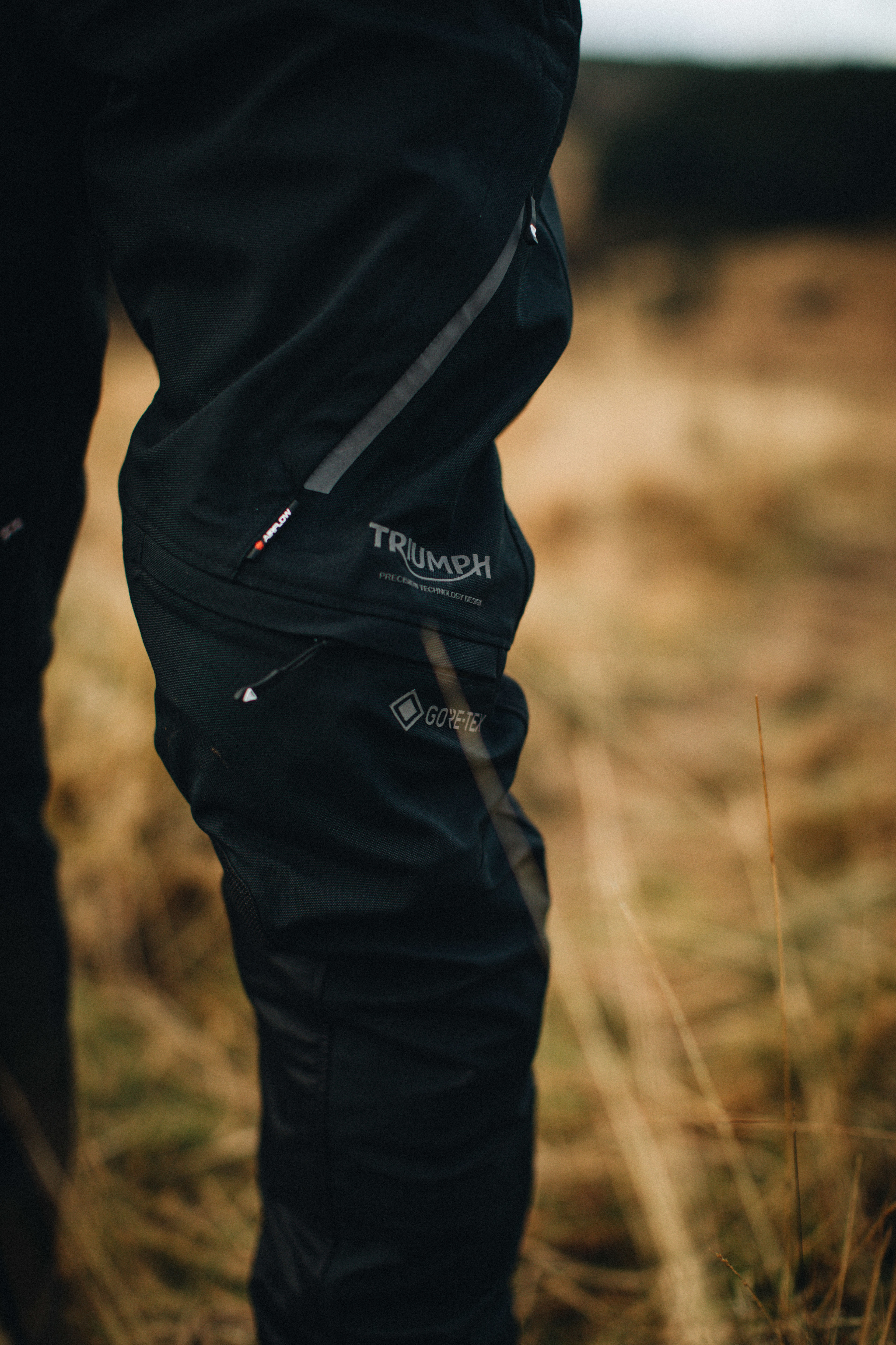 Alder GORE-TEX® Unisex Black Riding Pants | Motorcycle Clothing