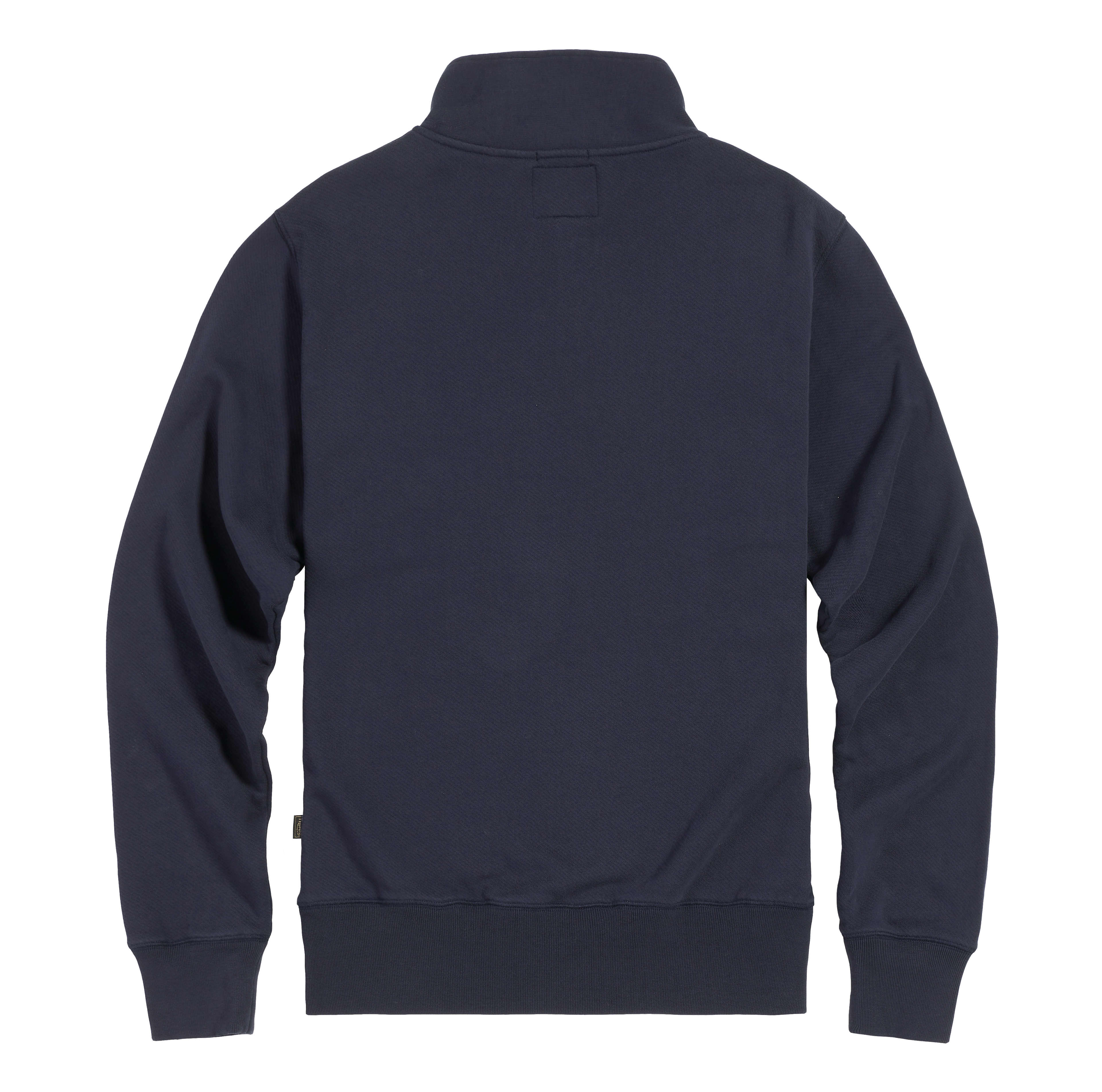 Ribble Quarter Zip Logo Sweatshirt in Fawn | Triumph Heritage