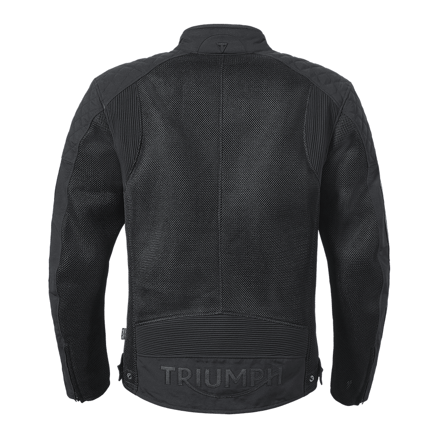 バイクウェア・装備 TRIUMPH BRADDAN MESH JACKET-M Braddan Retro Mesh Jacket in Black | Motorcycle Clothing
