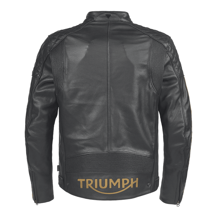 Men's Braddan Sport Black & Gold Jacket | Motorcycle Clothing