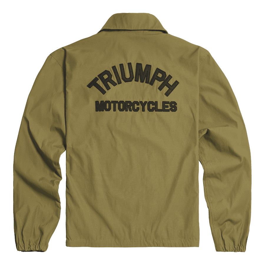 TRIUMPH トライアンフ CARTER COACH JACKET Carter Coach Jacket in Khaki | Casual Clothing