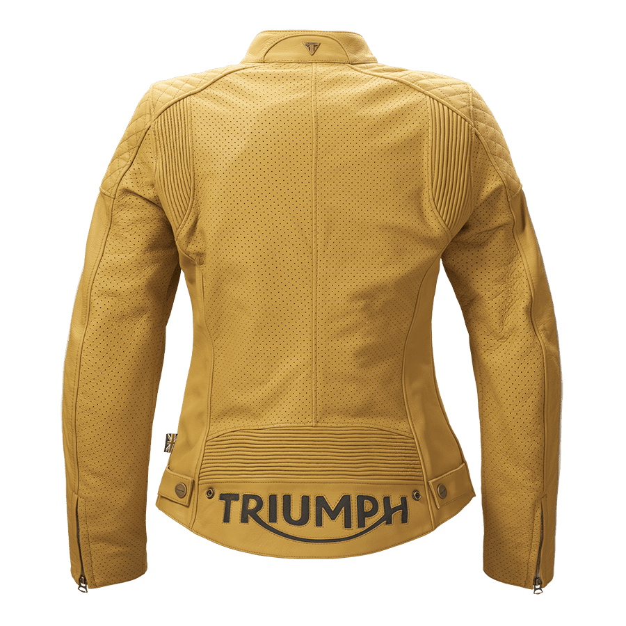 Braddan Women's Air Jacket in Gold | Motorcycle Clothing