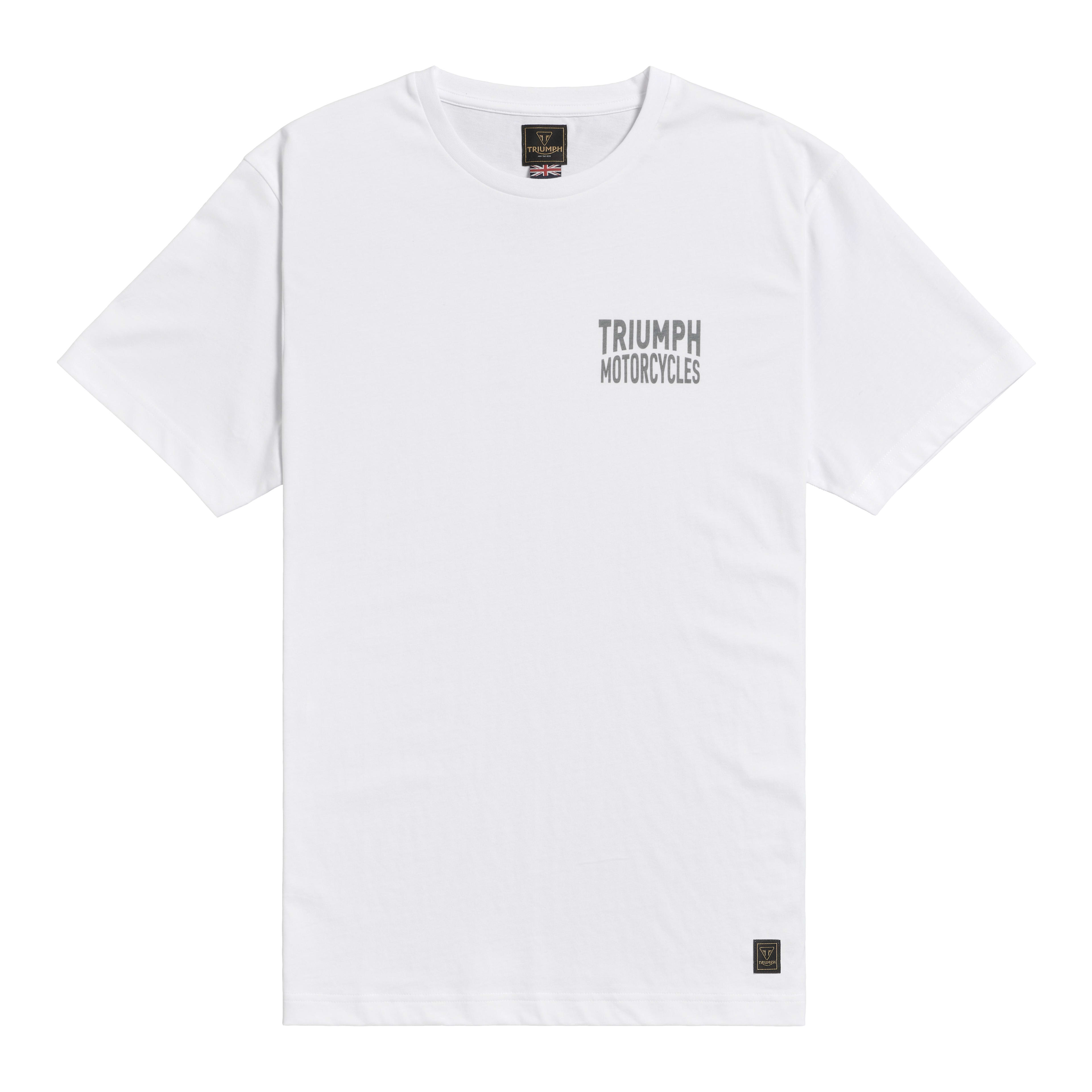 Piston Rich Graphic Tee in White | Casual Clothing