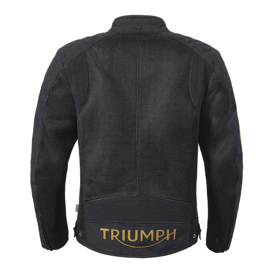 Braddan Retro Mesh Jacket in Black | Motorcycle Clothing