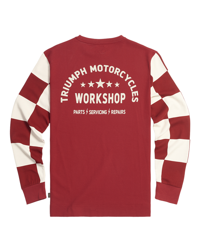 Harker Checkerboard Long Sleeve Waffle Tee