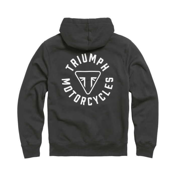 Digby Full Zip Hoodie Cotton Triumph Motorcycles Clothing