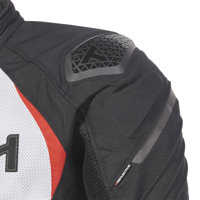 Triple Sports Mesh Jacket Roadster Black & White Jacket | Motorcycle  Clothing